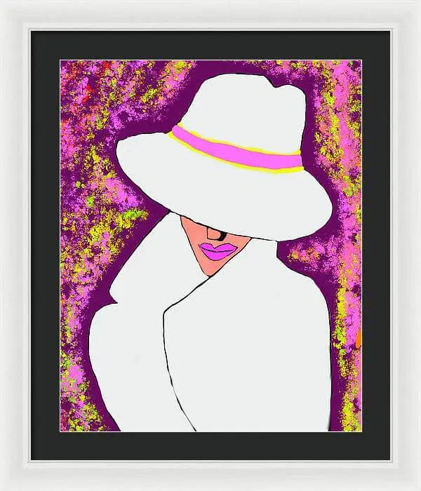 Mystery  Woman  - Framed Print Pixels