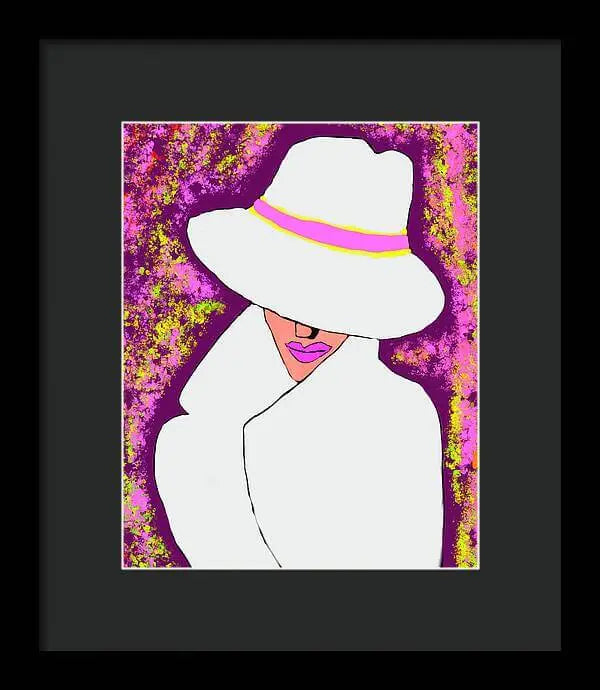 Mystery  Woman  - Framed Print Pixels