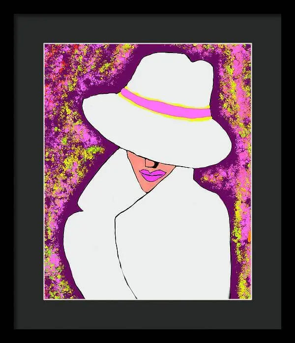 Mystery  Woman  - Framed Print Pixels