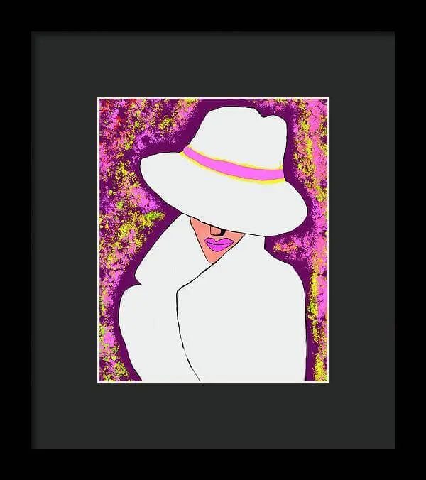 Mystery  Woman  - Framed Print Pixels