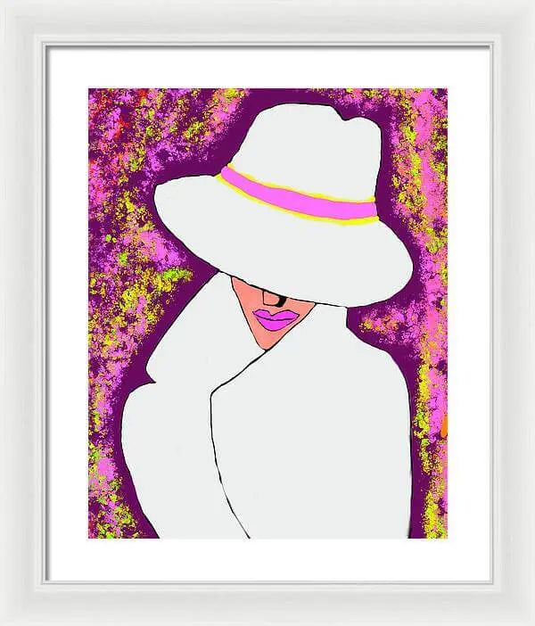 Mystery  Woman  - Framed Print Pixels