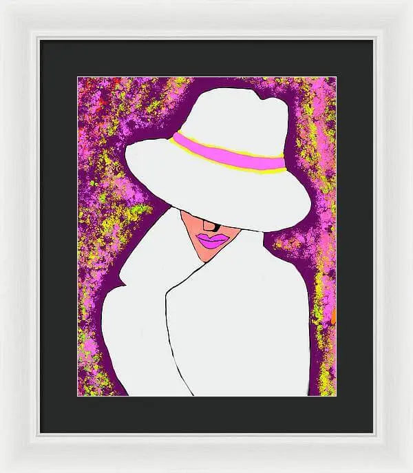 Mystery  Woman  - Framed Print Pixels