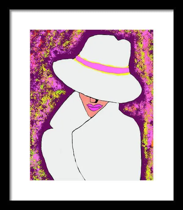 Mystery  Woman  - Framed Print Pixels