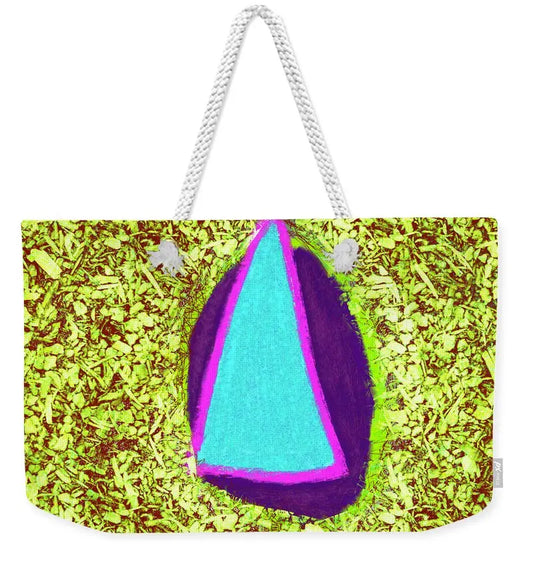 Psychedelic Abstract 3 - Weekender Tote Bag Pixels