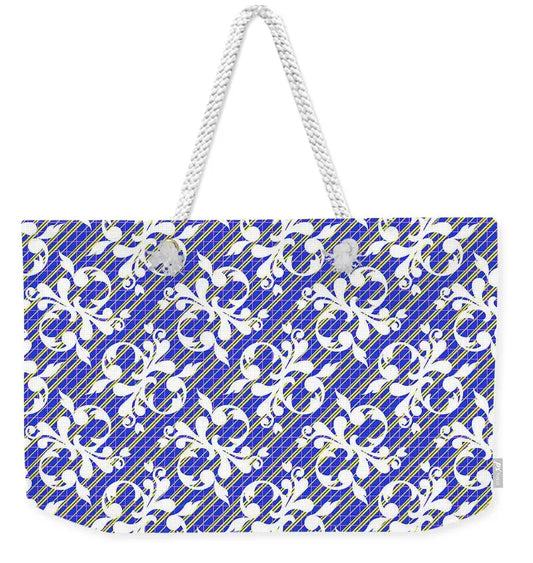 Psychedelic Abstract 5 - Weekender Tote Bag Pixels