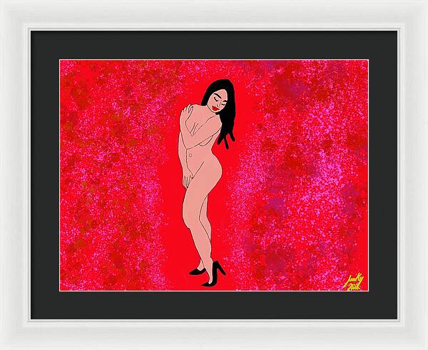 Red Nude - Framed Print