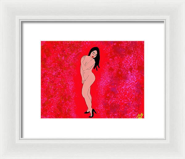 Red Nude - Framed Print