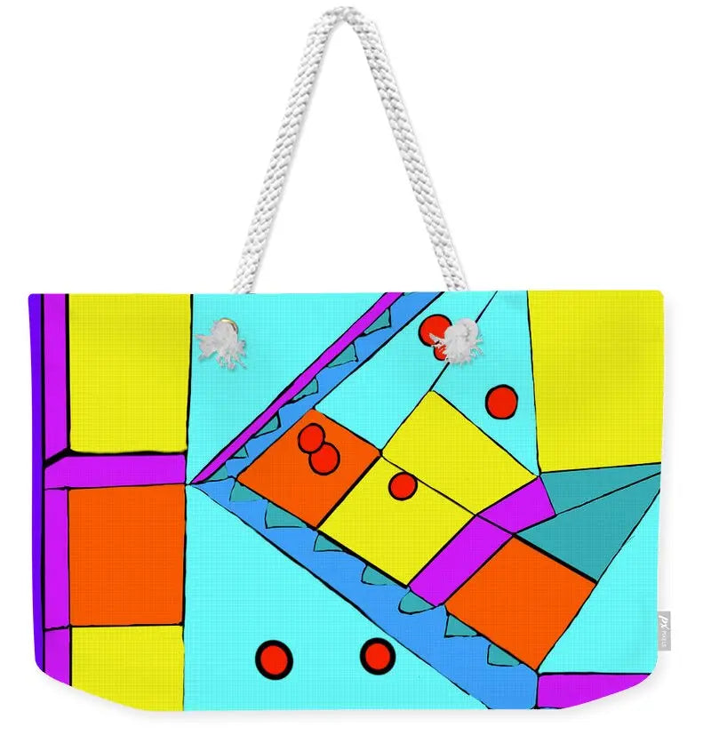 The Tower - Weekender Tote Bag Pixels